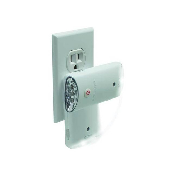 White Led Rechargeable Hands Free Light, Lithium-Ion, 15lm