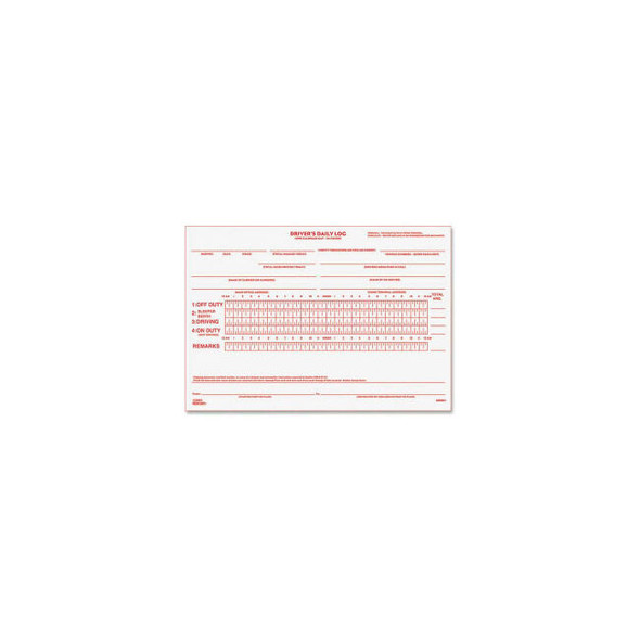 Rediform Driver's Daily Log Book 2-Part 5-1/2"" x 7-7/8"" 31 Sets/Pad