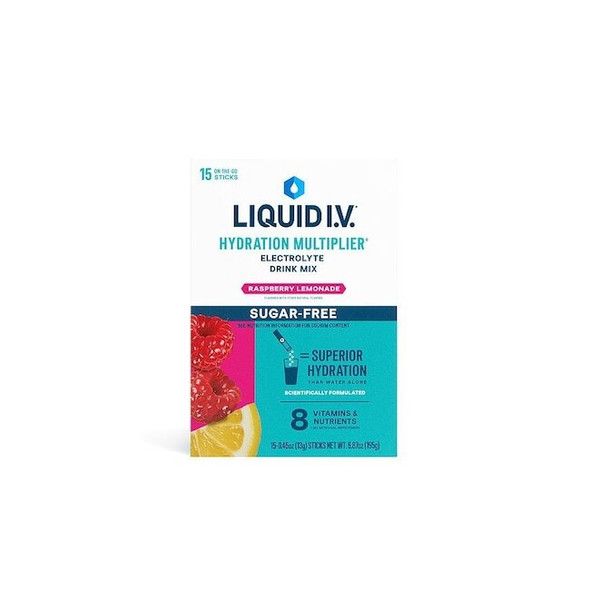Liquid I.V. Hydration Drink Mix,Clear,13 oz,PK15 LVM-1525
