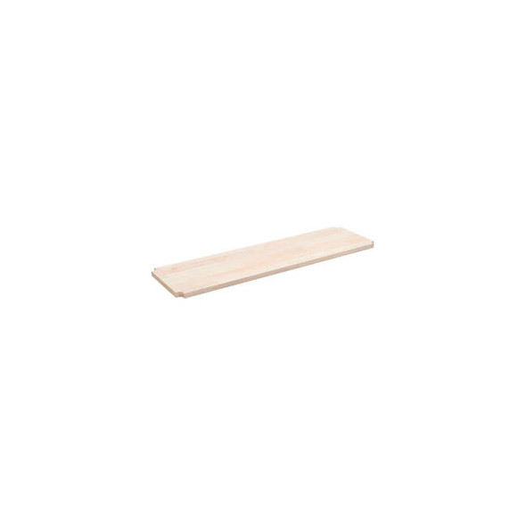 Hardwood Deck Overlay for Wire Shelving 72""W x 14""D x 1""H