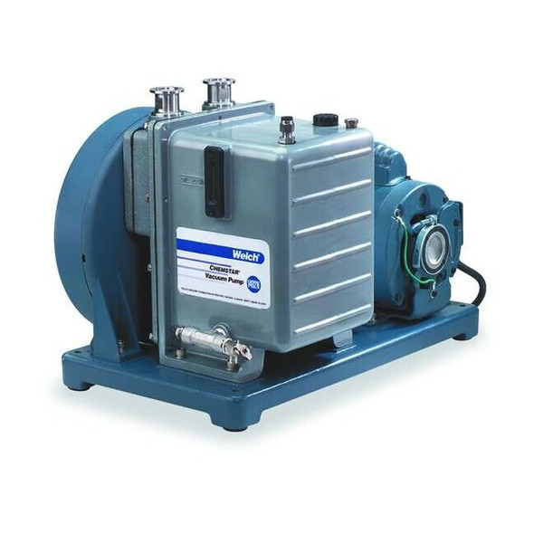 Welch Vacuum Pump,1/2 hp, 1 Phase, 115/230V AC 1402N-01