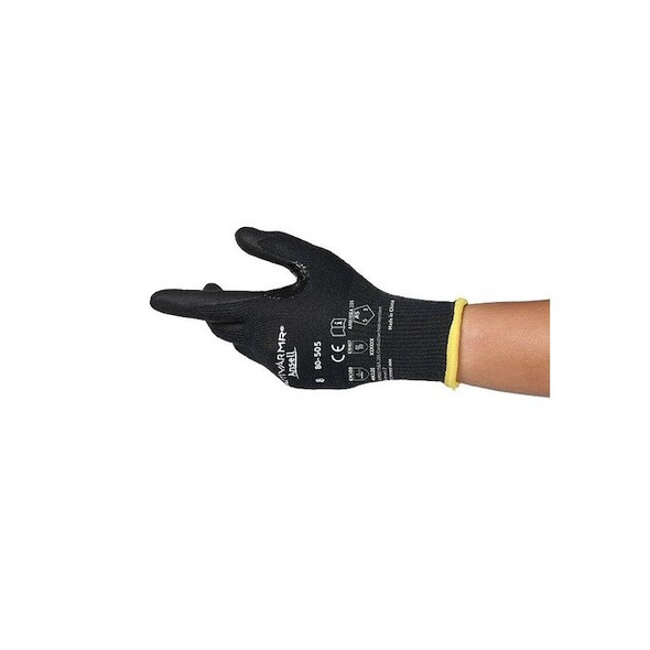 Ansell Gloves,Black Cuff,Size 10,PR 80-505