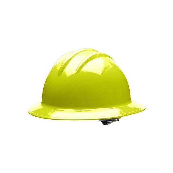 Bullard Hard Hat, Full Brim, Fluorescent Yellow 33HYR