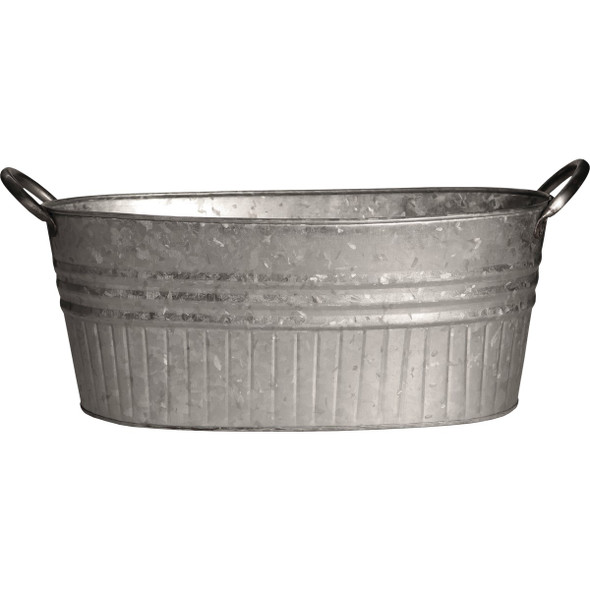 Headwind Consumer Products 12 In. Galvanized Tub Planter MPT01644