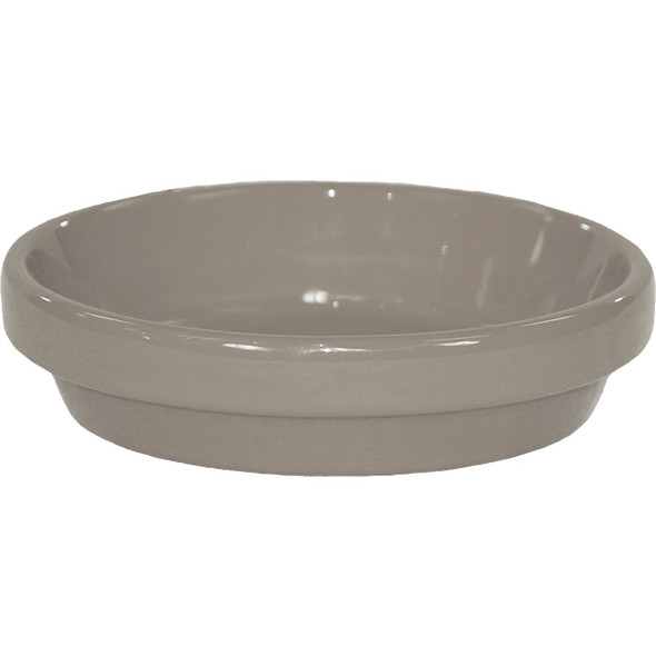 Ceramo 8 In. Grey Powder-Coated Saucer PCSABX-8-GY