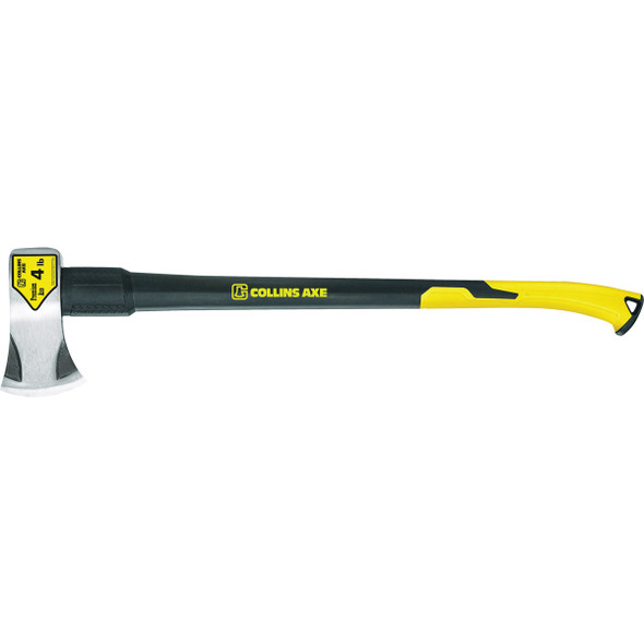 Collins 4 Lb. Single Bit Splitting Axe with 34 In. Fiberglass Handle HM-4FX-C