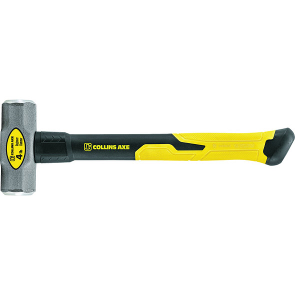 Collins 4 Lb. Steel Sledge Hammer with 15 In. Fiberglass Handle MD-4FD-C