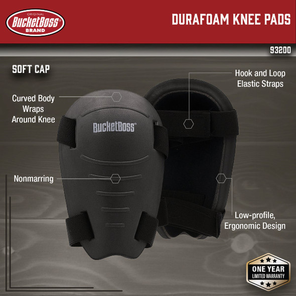 Bucket Boss DuraFoam Kneepads 93200 334661