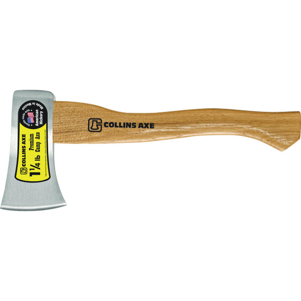 Collins 1-1/4 Lb. Camp Axe with Ergonomic Hickory Handle HC1-1/4 HX-C