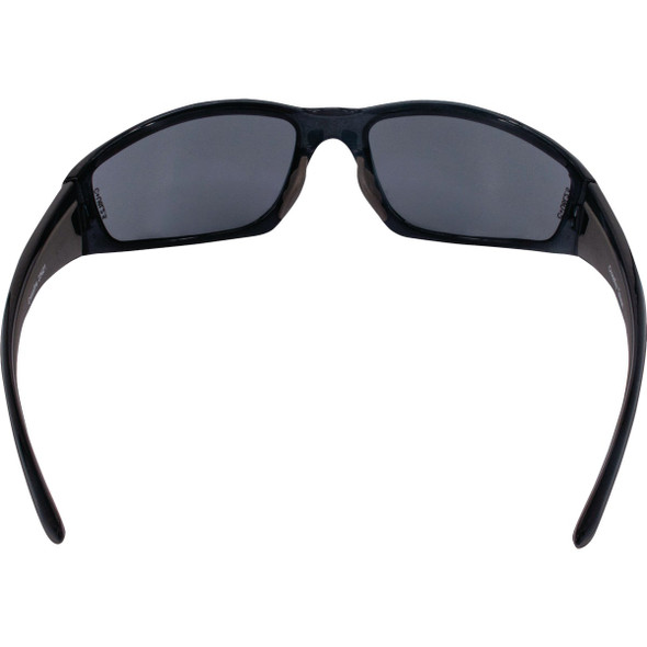 Crossfire RPG Premium Crystal Black Frame Safety Glasses with Smoke Lens 23421 396505