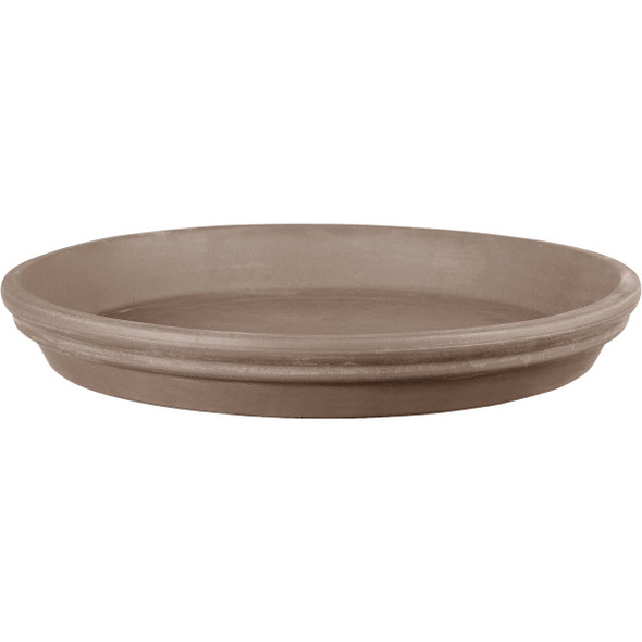 Deroma 12 In. Graphite Clay Saucer 8731CPZ