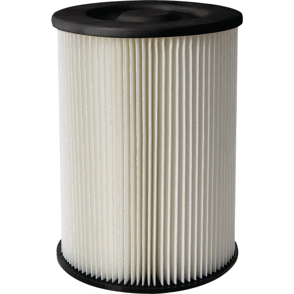 Vacmaster 9 Gal. to 16 Gal. Standard Wet/Dry Vacuum Cartridge Filter & Retainer