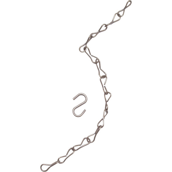 Green Thumb 18 In. Antique Brass Extension Chain (3-Pack) 86415GT