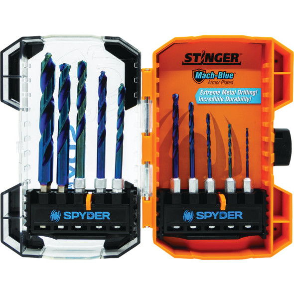 Spyder HSS Twist Drill Bit Set (10-Piece) 19017