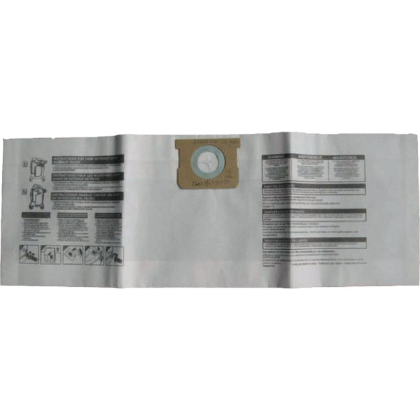 Vacmaster 5 Gal. to 6 Gal. Wet/Dry Vacuum Dust Filter Bag (3-Pack) VDBS
