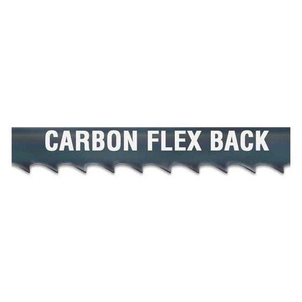 Band Saw Blade, 7 ft. 8-1/2 in L, 1/4" W, 4 TPI, Carbon Steel, 0.025" Thick