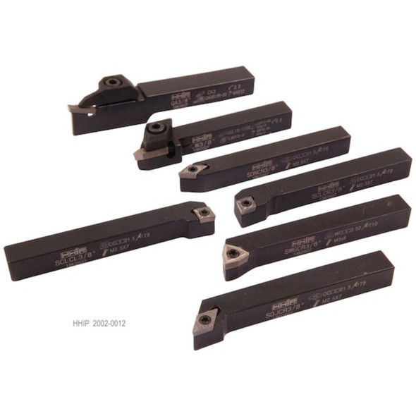 Hhip 7 Piece 3-8" Indexable Cut Off & Turning Tool Set 2002-0012