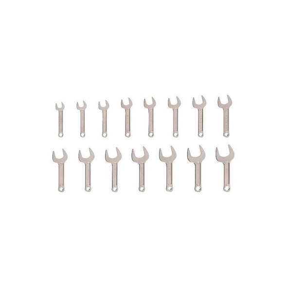 Tekton Open End Wrench Set,15 Tools WSE90100