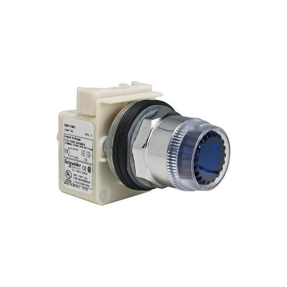 Schneider Electric Illuminated Push Button Operator, 30 mm, Blue 9001K1L1L