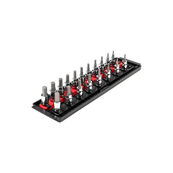 Tekton Socket Set,Steel,14 3/4 in L SHB91202