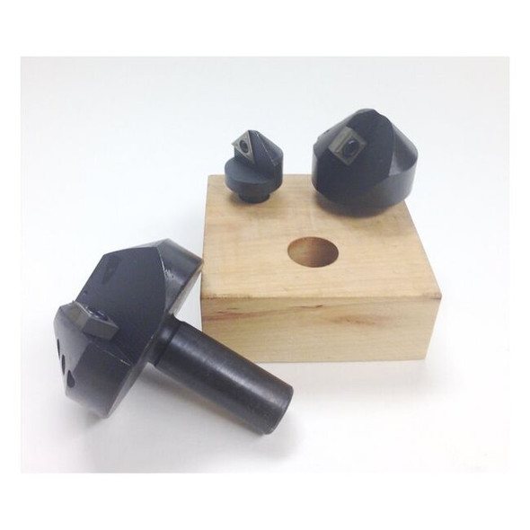 Hhip 3 Piece 90 Degree Indexable Countersink & Chamfer Tool Set 2001-0012