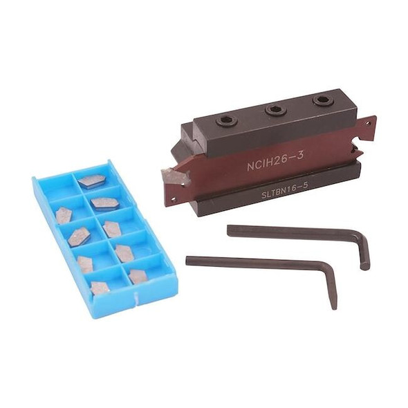 Hhip 0.625 X 1.02" 15 Piece Indexable Cut-Off Tool Kit 3900-5359