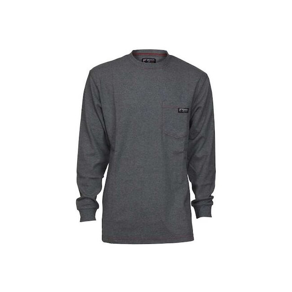 Mcr Safety Men's FR Long Sleeve Shirt, 10.6 cal/sq cm, 4XL LST1GX4