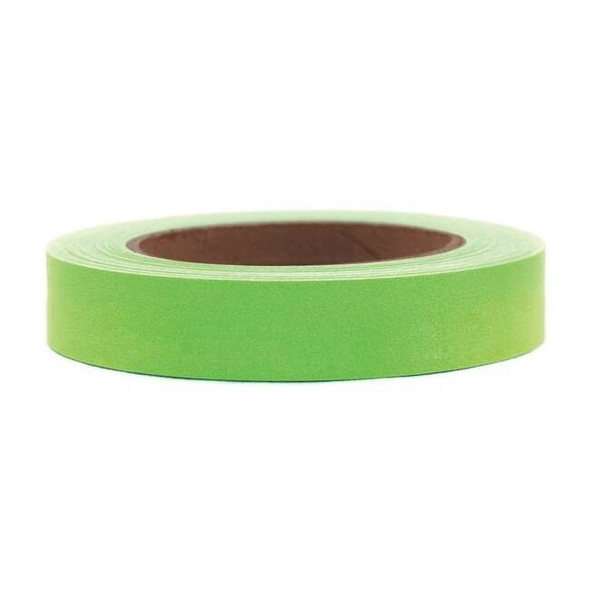 Masking Tape, 1 in W x 60 yd L, 6 mil Thick, Green, Rubber Adhesive