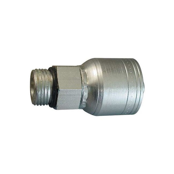 Weatherhead Crimp Fitting,3/8" I.D.,9/16",M,ORB 06Z-P06