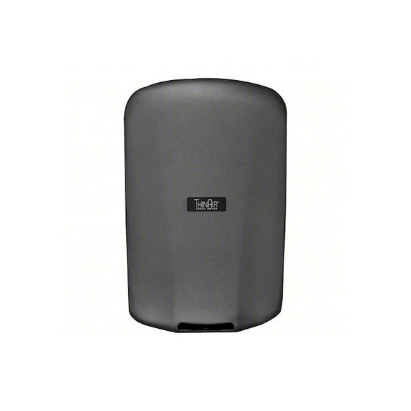 Automatic Hand Dryer, 14 sec Dry, 208 to 277V AC, Gray, Textured Graphite