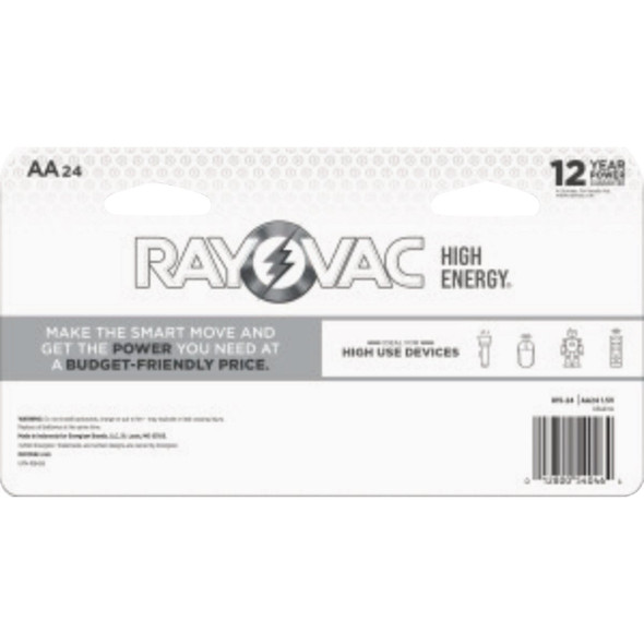 Rayovak AA Alkaline Battery (24-Pack) 815-24T 511442