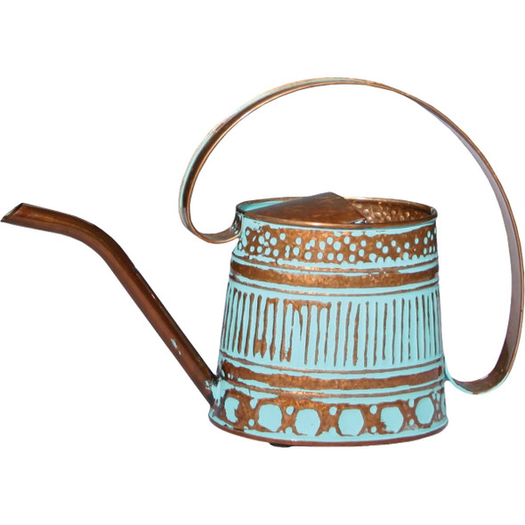 Headwind Consumer Products 1/2 Gal. Teal/Copper Gilford Watering Can MPT01508