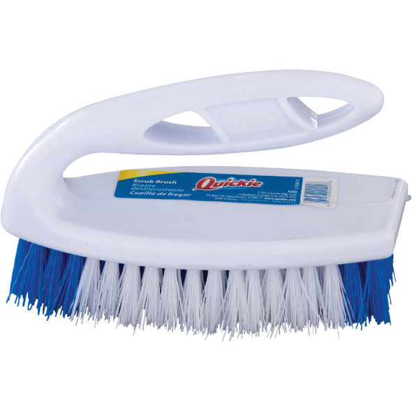 Quickie Iron-Shaped Handled Scrub Brush 202ZQK