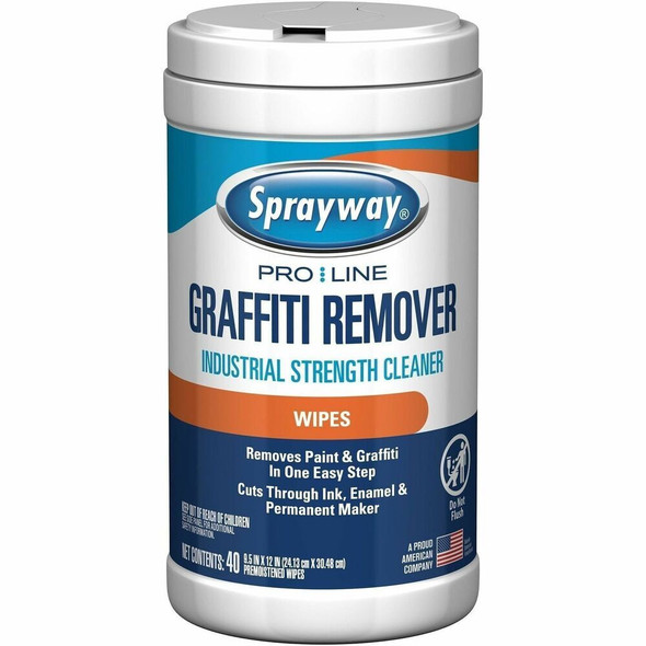 Sprayway  Cleaning Wipe SPRA58599