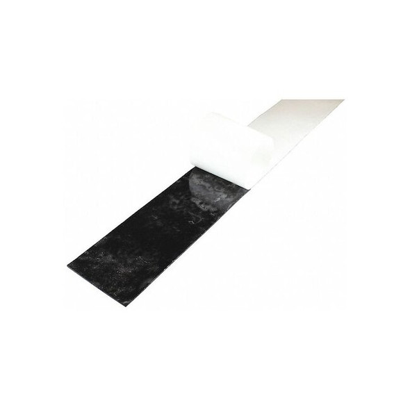 3/32" High Grade Neoprene Rubber Strip, 4"x36", Black, 50A