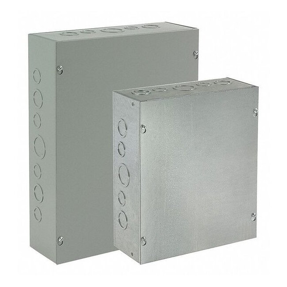 Captive Screws Electrical Enclosures, 10 in H, 4 in D, 10 in W, 1, Steel