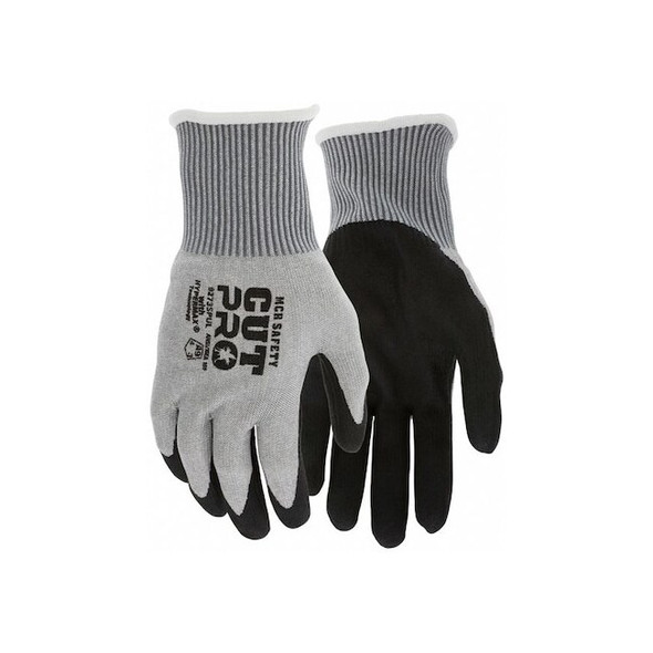 Coated Gloves, Polyurethane, Sandy, Palm, 4 Abrasion Level, L (9) 1 PR