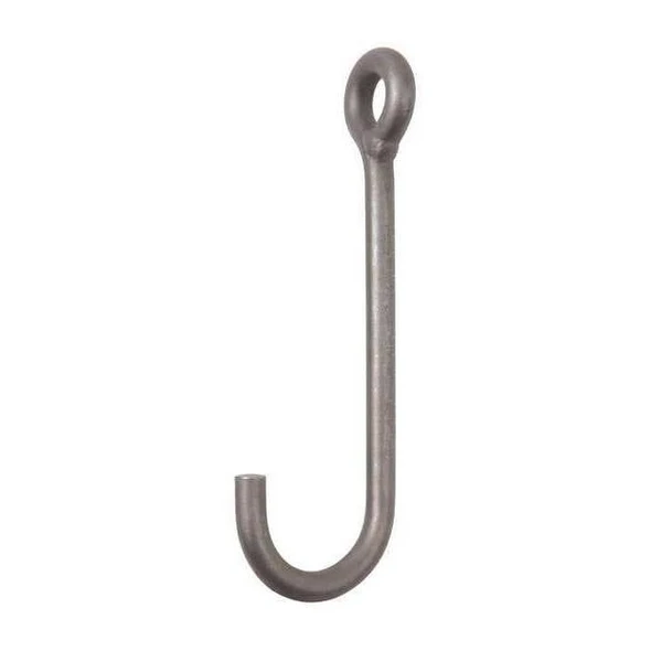 Peerless Chain J-Hook,Alloy Steel,3 in,1,200 lb,G80 JCA075