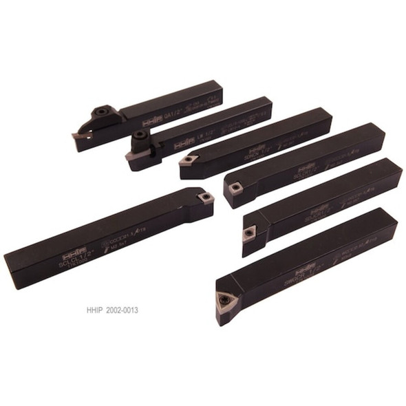 Hhip 7 Piece 1-2" Indexable Cut Off & Turning Tool Set 2002-0013