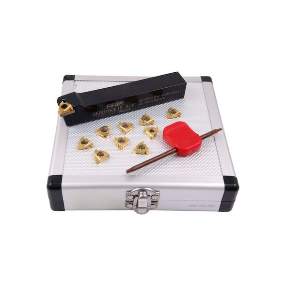 Hhip 3/4" External Indexable Threading Tool Holder & Insert Kit 2301-2000