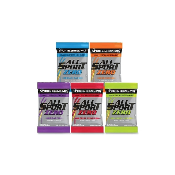 ZERO Sports Drink Mix Pouches, Assorted Flavors, 2.5 gal