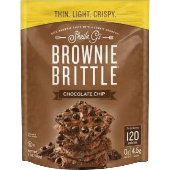 Second Nature 5 Oz. Choc Chip Brittle SG1625 Pack of 6