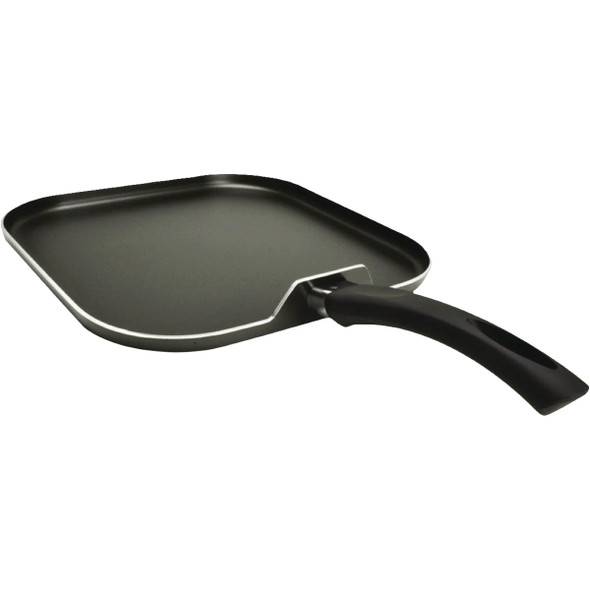 Epoca Elements 11 In. Gray Non-Stick Coated Aluminum Griddle EEGY-3228-E
