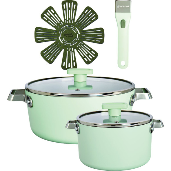 Goodcook Removable Handle Cookware Set (6-Piece) 6448
