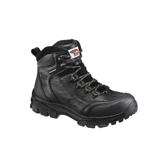 Men's 6-Inch Work Boot, 13, Composite Toe, 6 in H, Black, A7245