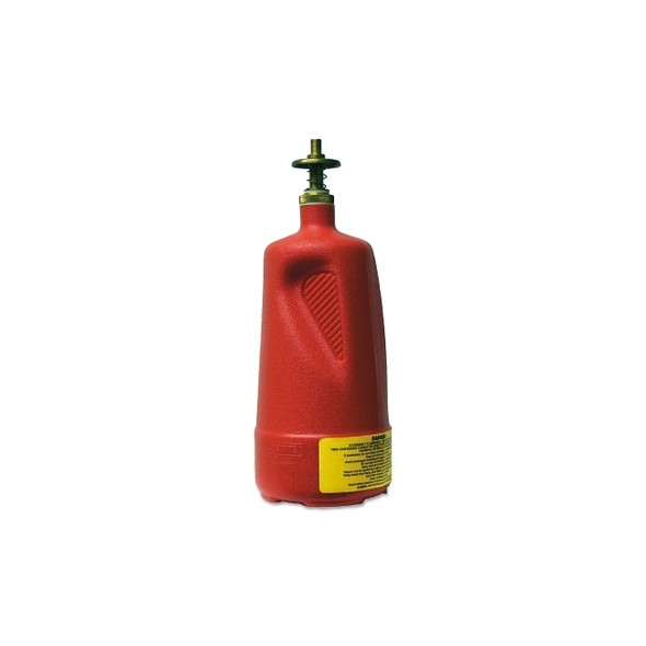 Nonmetallic Dispensing Can, Hazardous Liquid Storage Can, 1 qt, Red