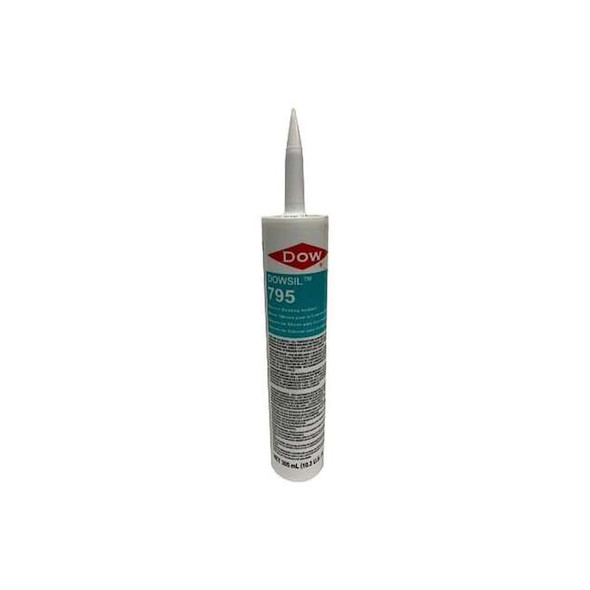 Dow Silicone Building Sealant,10.3fl oz,Gray 795-7