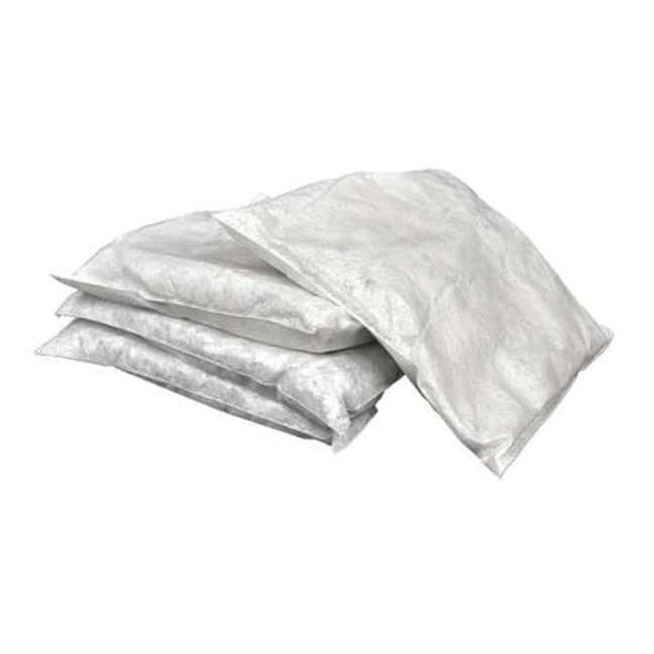 Spilfyter Sorbent Pillow, 20 gal, 18 in x 18 in, HazMat, Yellow, 10 PK S2-62