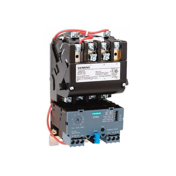 NEMA Magnetic Motor Starter, Non-Reversing, 1NO, 208V AC, 3 P, Screw