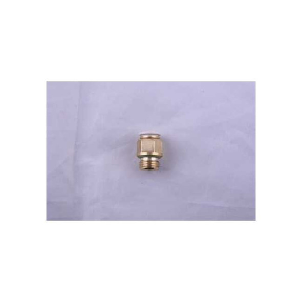 Aignep Usa Push to Connect Fitting, Brass, Black 59020-8-1/4